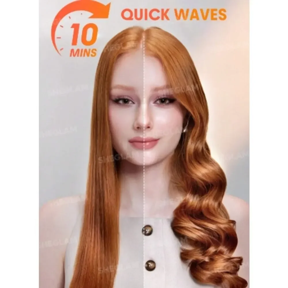 SheGlam It-Curl One-Touch Instant Curling Iron, 1.25